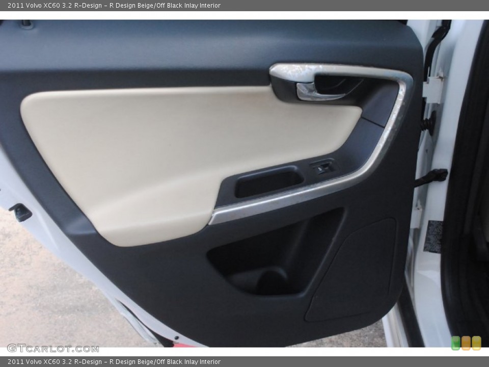 R Design Beige/Off Black Inlay Interior Door Panel for the 2011 Volvo XC60 3.2 R-Design #84111620