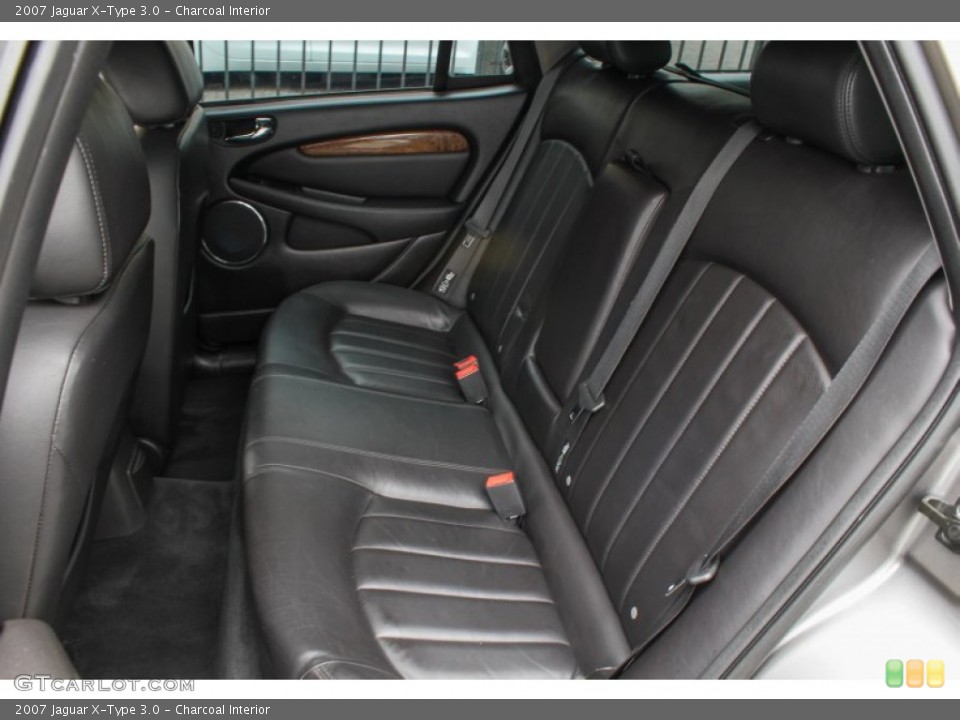 Charcoal Interior Rear Seat for the 2007 Jaguar X-Type 3.0 #84113066