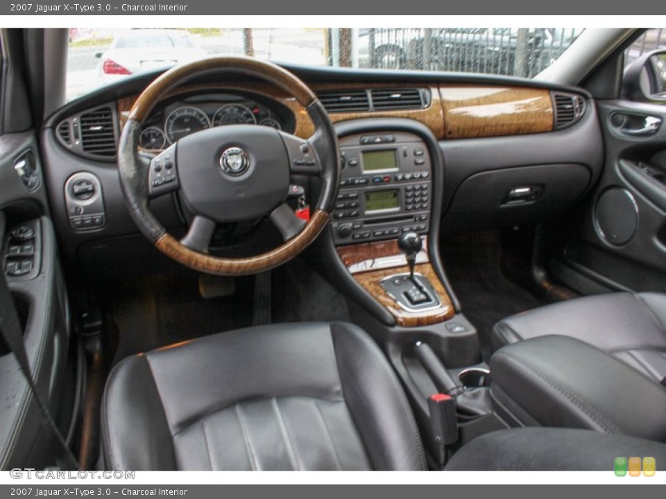 Charcoal Interior Prime Interior for the 2007 Jaguar X-Type 3.0 #84113256