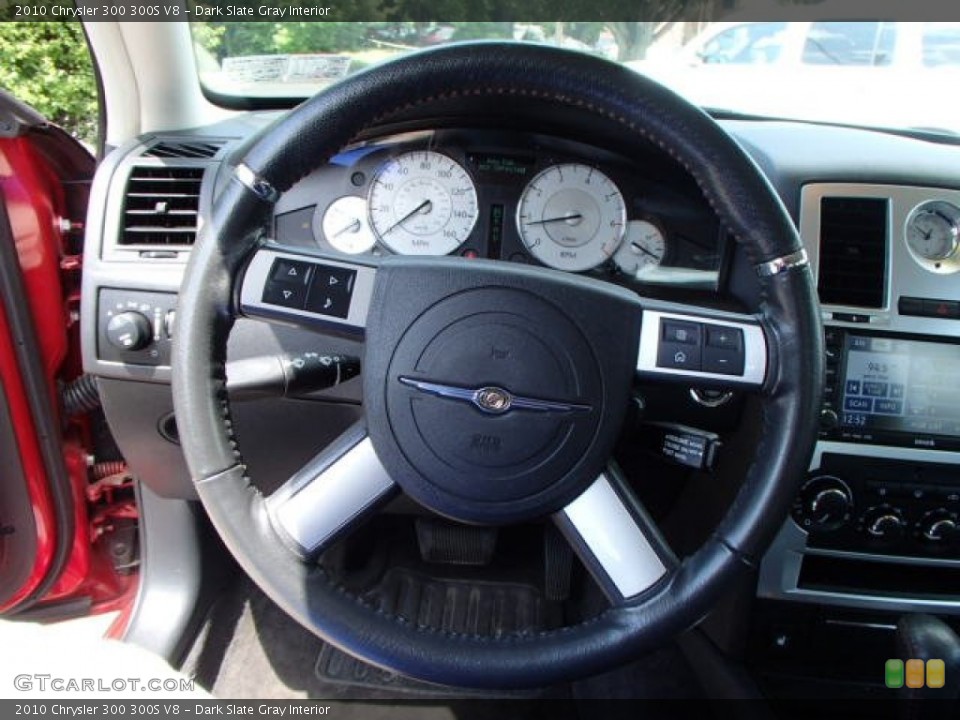 Dark Slate Gray Interior Steering Wheel for the 2010 Chrysler 300 300S V8 #84113405