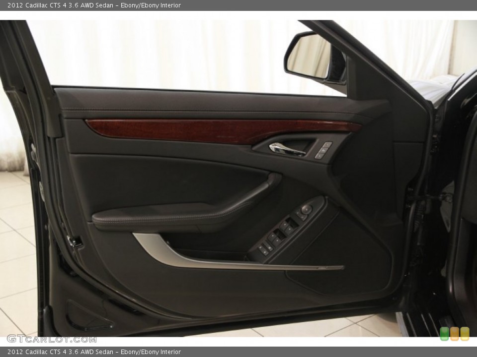 Ebony/Ebony Interior Door Panel for the 2012 Cadillac CTS 4 3.6 AWD Sedan #84115193
