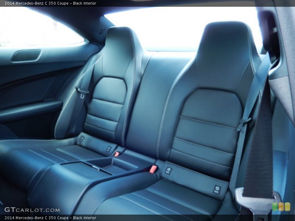 Black Interior Rear Seat for the 2014 Mercedes-Benz C 350 Coupe #84116609