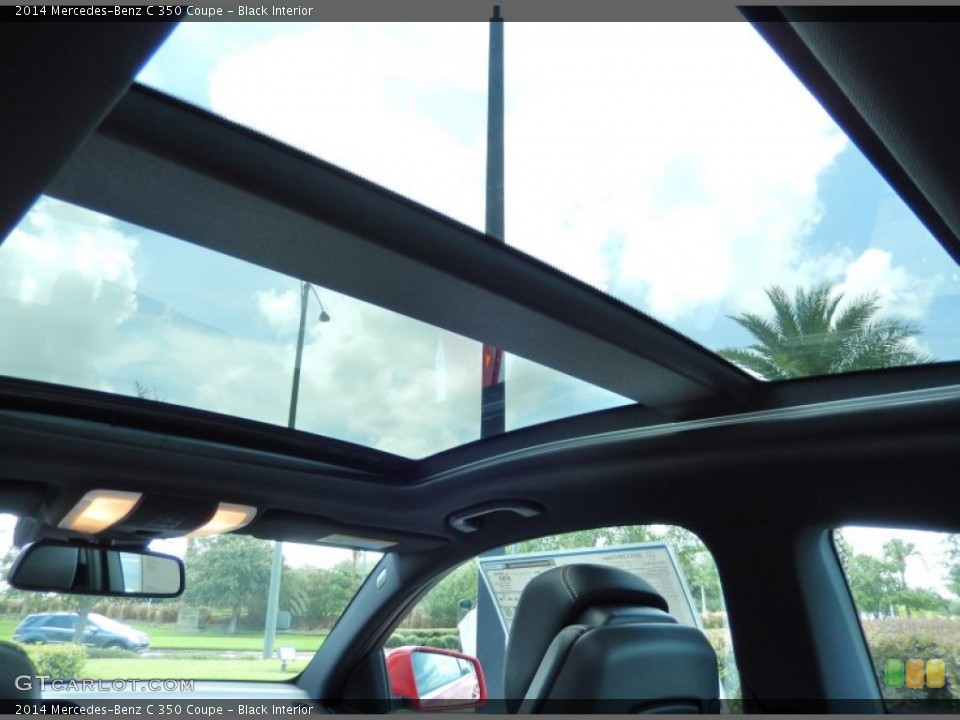 Black Interior Sunroof for the 2014 Mercedes-Benz C 350 Coupe #84116627