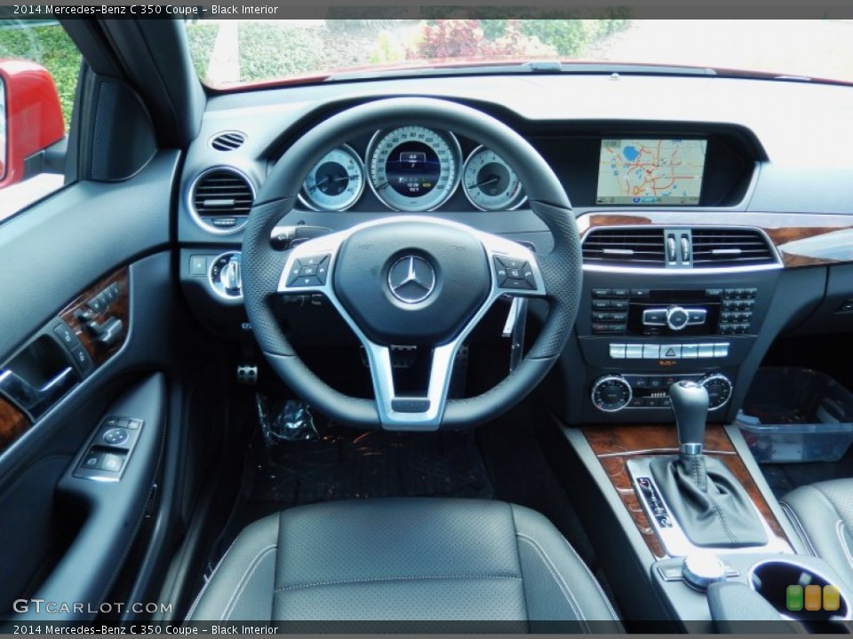Black Interior Dashboard for the 2014 Mercedes-Benz C 350 Coupe #84116651
