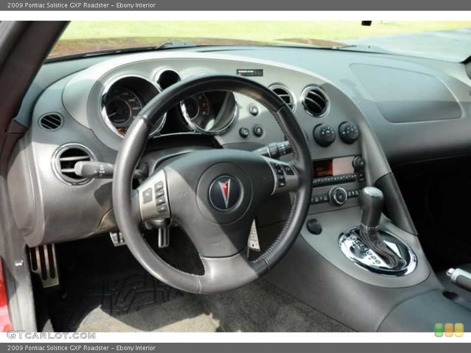 Ebony Interior Dashboard for the 2009 Pontiac Solstice GXP Roadster #84122537