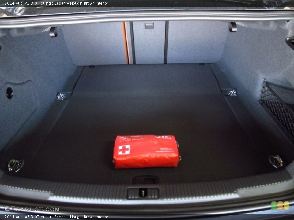 Nougat Brown Interior Trunk for the 2014 Audi A6 3.0T quattro Sedan #84126689