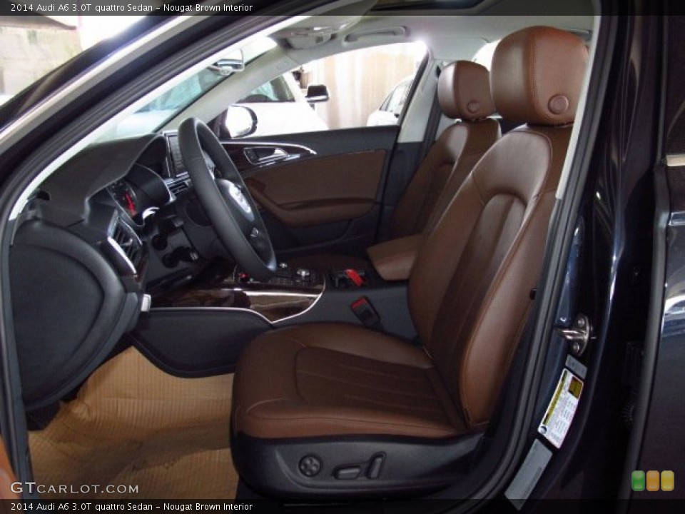 Nougat Brown Interior Photo for the 2014 Audi A6 3.0T quattro Sedan #84126725