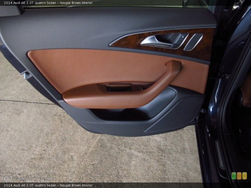 Nougat Brown Interior Door Panel for the 2014 Audi A6 3.0T quattro Sedan #84126740