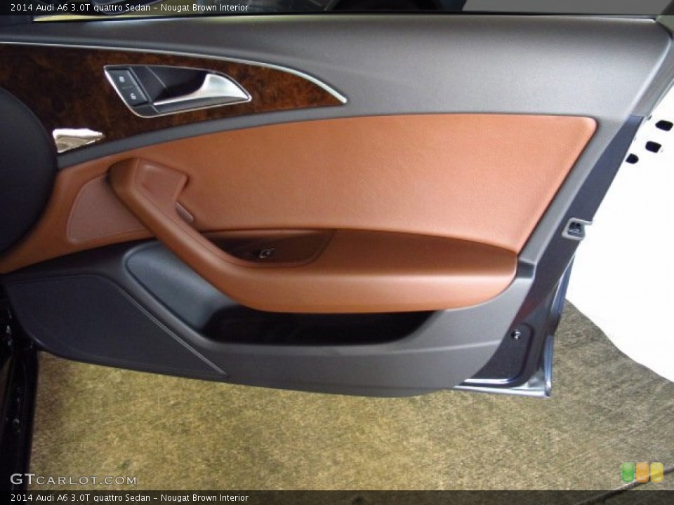Nougat Brown Interior Door Panel for the 2014 Audi A6 3.0T quattro Sedan #84126797