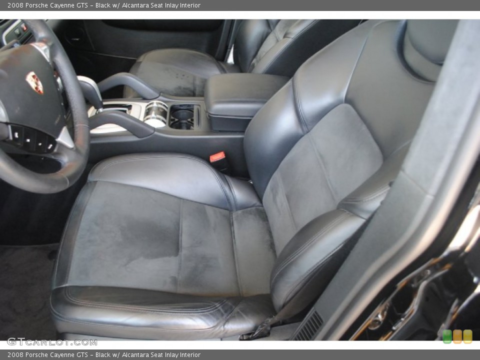 Black w/ Alcantara Seat Inlay Interior Front Seat for the 2008 Porsche Cayenne GTS #84127202