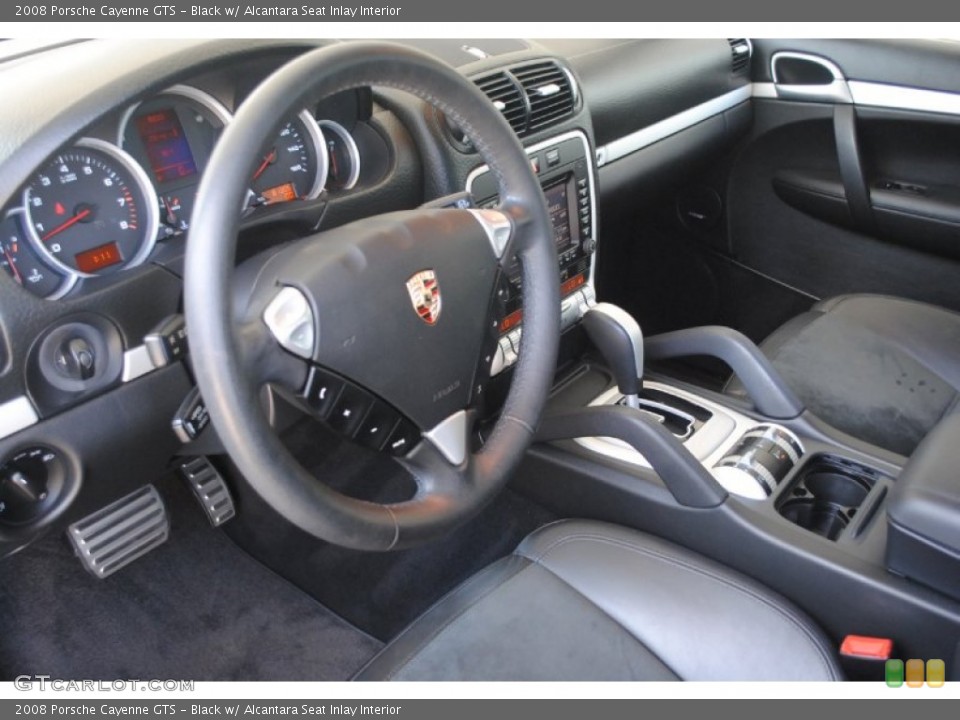 Black w/ Alcantara Seat Inlay Interior Photo for the 2008 Porsche Cayenne GTS #84127214
