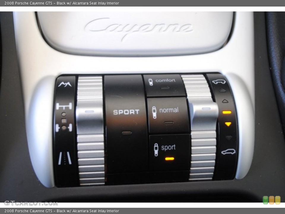 Black w/ Alcantara Seat Inlay Interior Controls for the 2008 Porsche Cayenne GTS #84127301