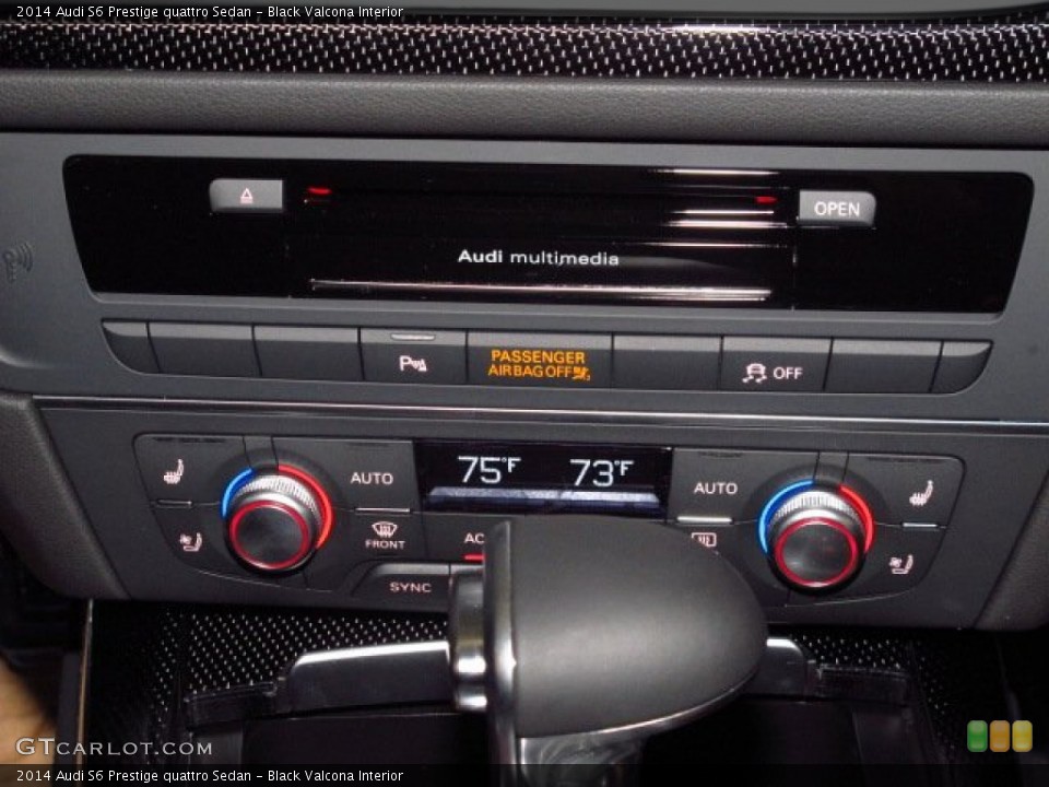 Black Valcona Interior Controls for the 2014 Audi S6 Prestige quattro Sedan #84127394