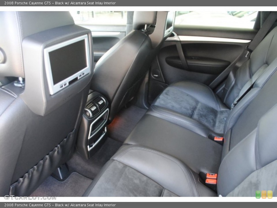 Black w/ Alcantara Seat Inlay Interior Rear Seat for the 2008 Porsche Cayenne GTS #84127508