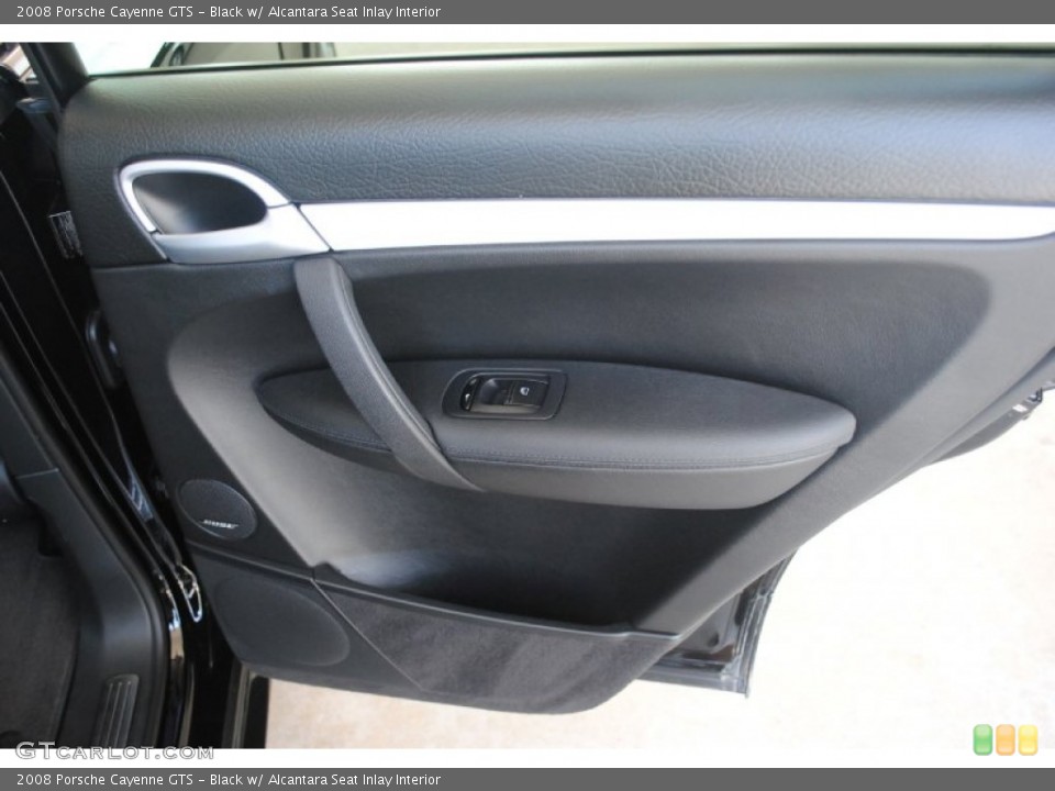Black w/ Alcantara Seat Inlay Interior Door Panel for the 2008 Porsche Cayenne GTS #84127634