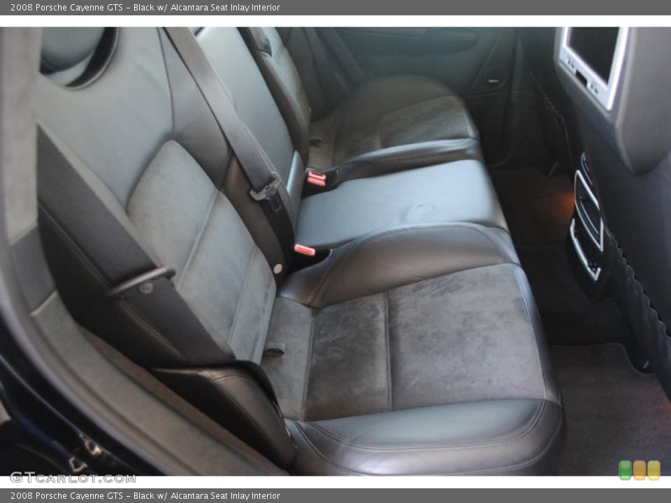 Black w/ Alcantara Seat Inlay Interior Rear Seat for the 2008 Porsche Cayenne GTS #84127649