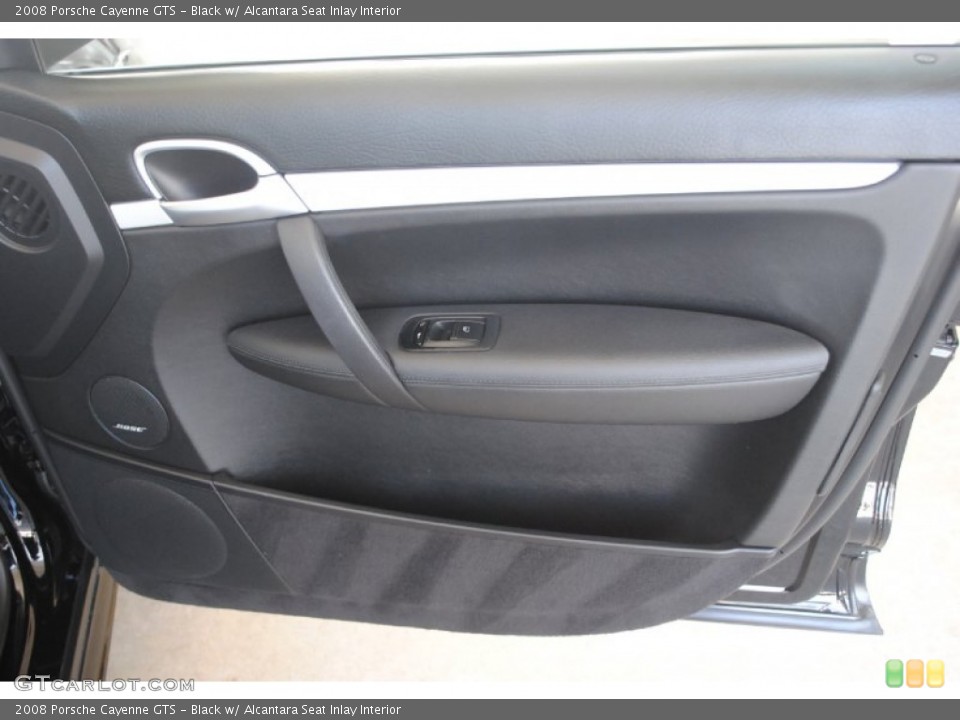 Black w/ Alcantara Seat Inlay Interior Door Panel for the 2008 Porsche Cayenne GTS #84127664