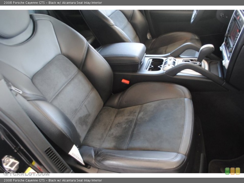 Black w/ Alcantara Seat Inlay Interior Front Seat for the 2008 Porsche Cayenne GTS #84127676