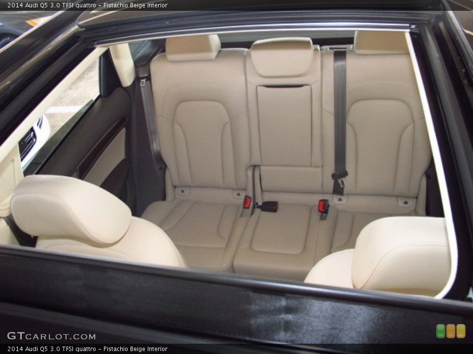Pistachio Beige Interior Rear Seat for the 2014 Audi Q5 3.0 TFSI quattro #84128126