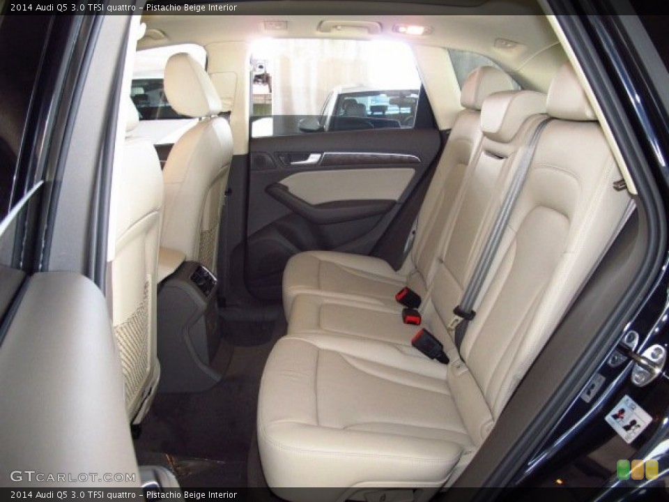 Pistachio Beige Interior Rear Seat for the 2014 Audi Q5 3.0 TFSI quattro #84128189