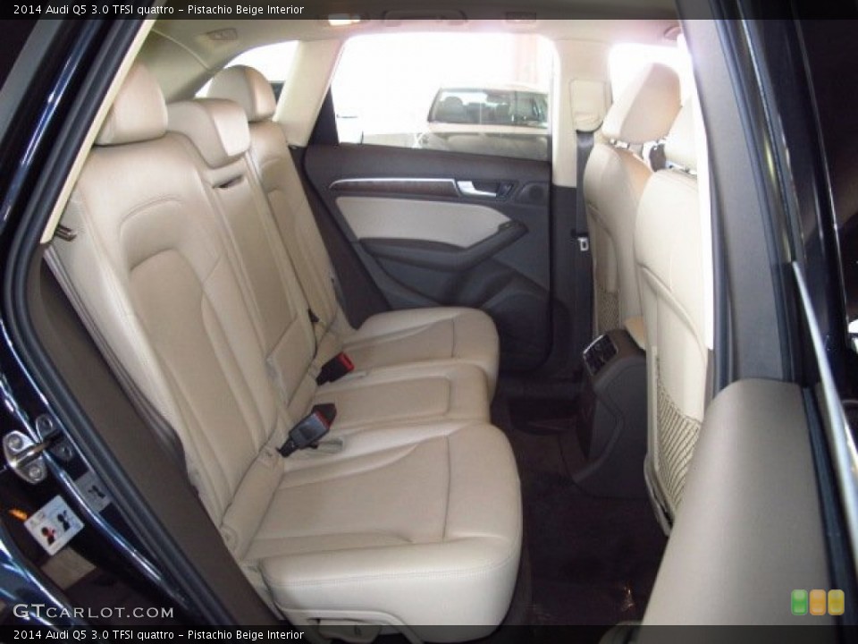 Pistachio Beige Interior Rear Seat for the 2014 Audi Q5 3.0 TFSI quattro #84128219