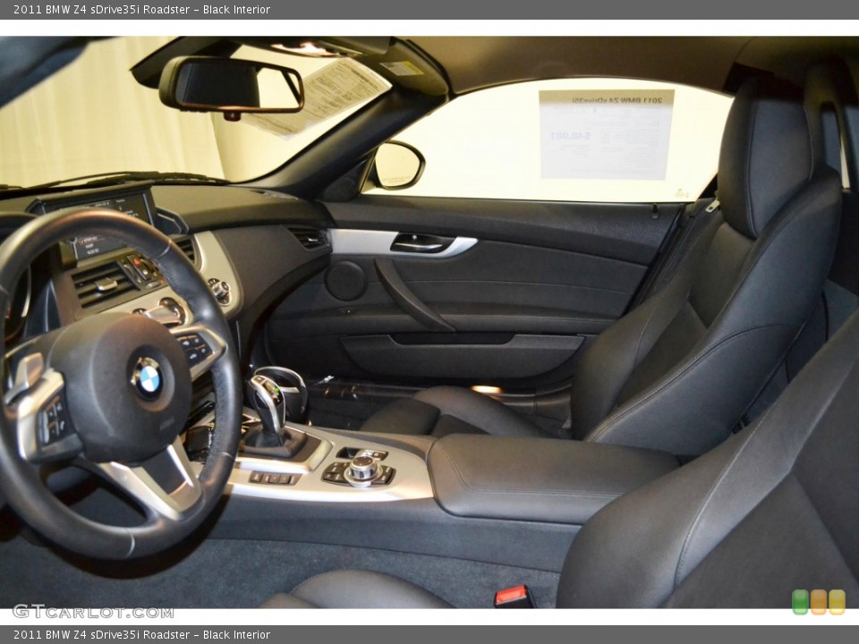 Black Interior Front Seat for the 2011 BMW Z4 sDrive35i Roadster #84132833