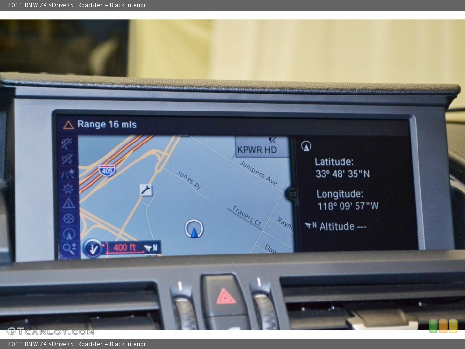 Black Interior Navigation for the 2011 BMW Z4 sDrive35i Roadster #84133179