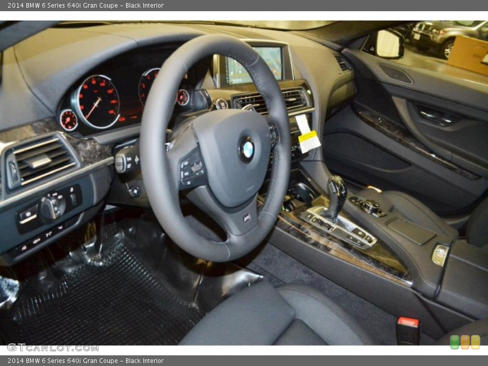 Black Interior Photo for the 2014 BMW 6 Series 640i Gran Coupe #84133673