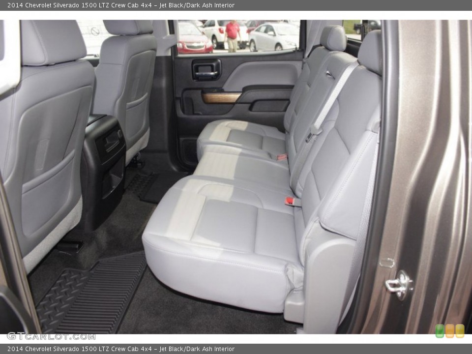 Jet Black/Dark Ash Interior Rear Seat for the 2014 Chevrolet Silverado 1500 LTZ Crew Cab 4x4 #84134690