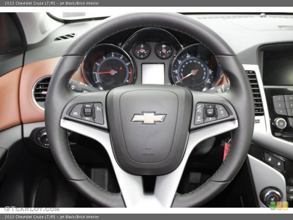 Jet Black/Brick Interior Steering Wheel for the 2013 Chevrolet Cruze LT/RS #84134864
