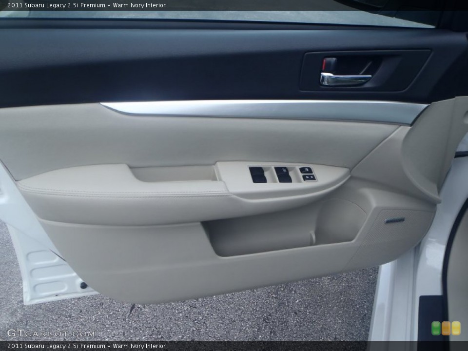 Warm Ivory Interior Door Panel for the 2011 Subaru Legacy 2.5i Premium #84136494