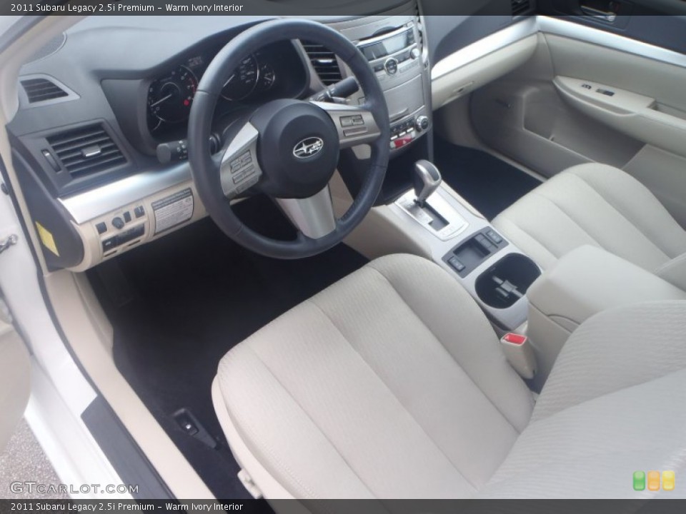 Warm Ivory Interior Photo for the 2011 Subaru Legacy 2.5i Premium #84136554