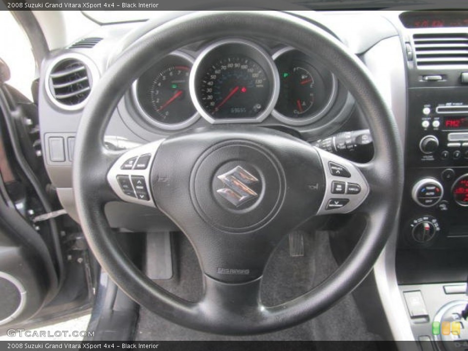Black Interior Steering Wheel for the 2008 Suzuki Grand Vitara XSport 4x4 #84137004