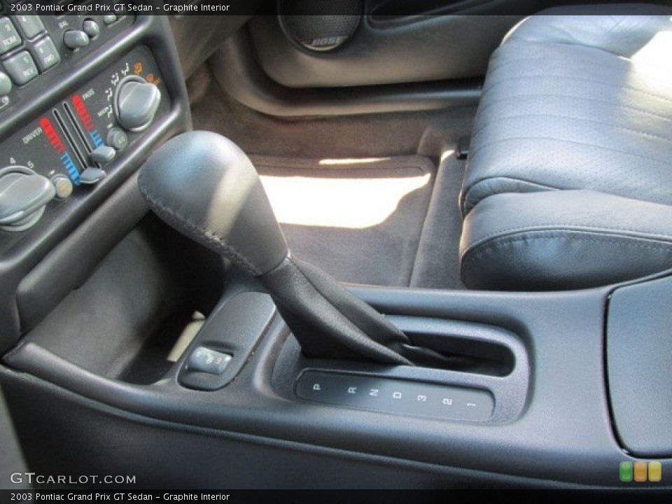 Graphite Interior Transmission for the 2003 Pontiac Grand Prix GT Sedan #84137892