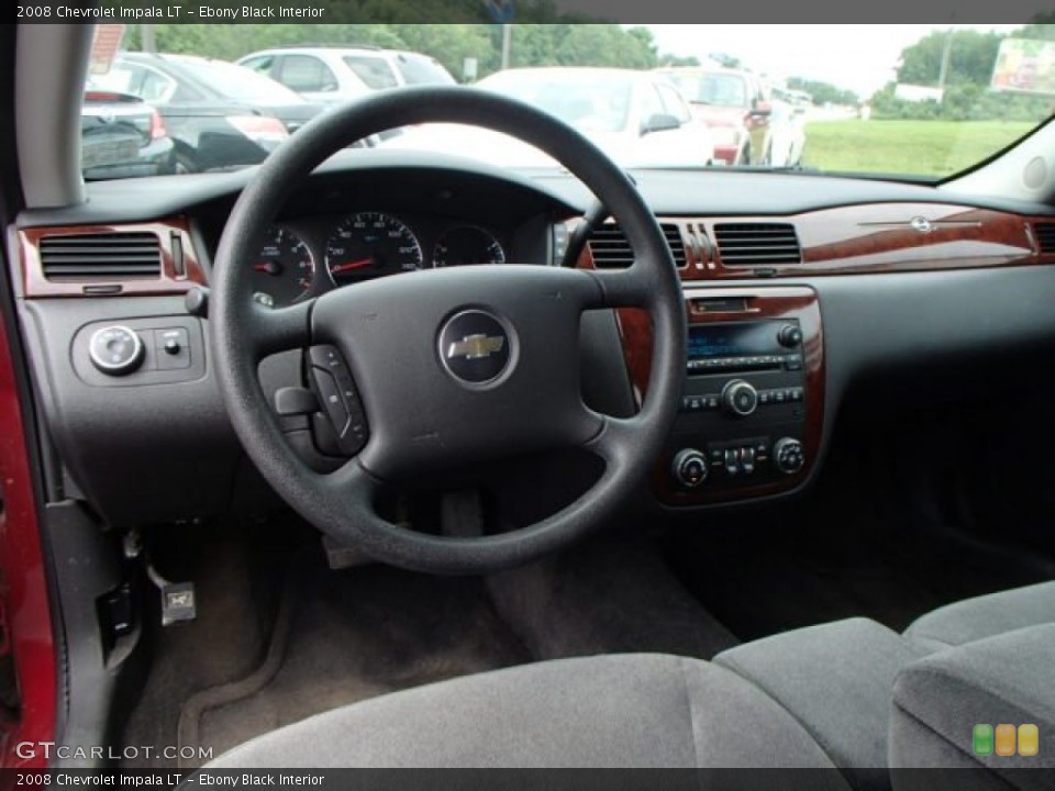 Ebony Black Interior Dashboard for the 2008 Chevrolet Impala LT #84140784