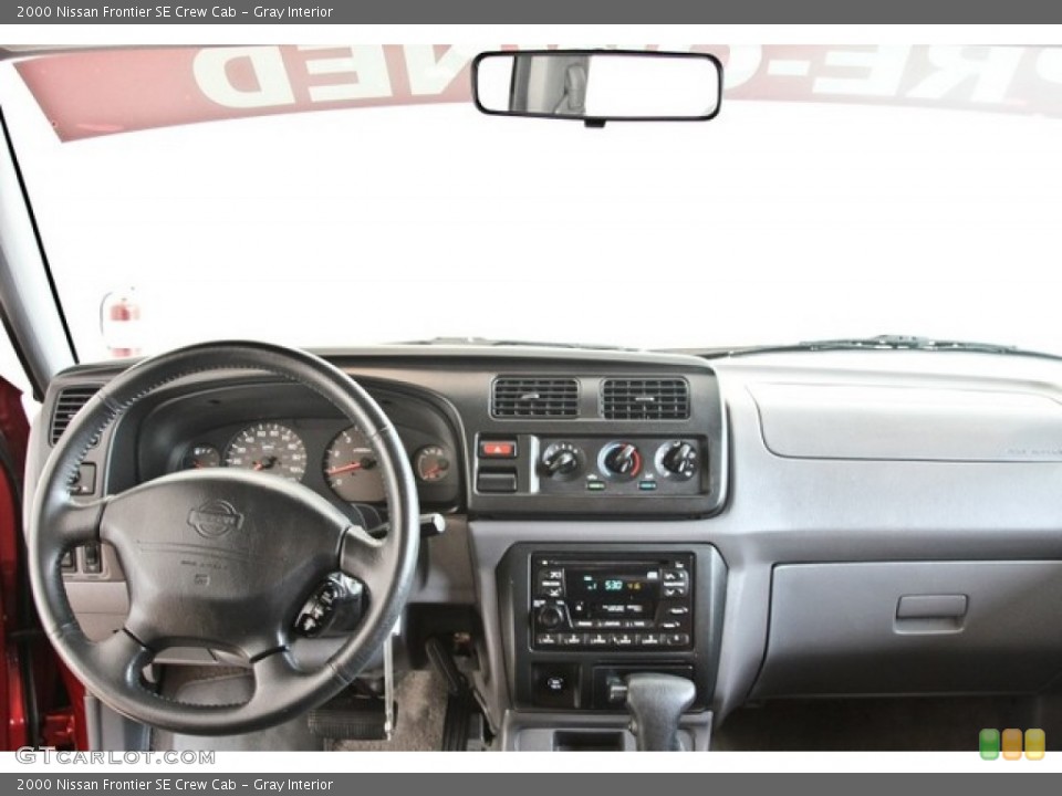 Gray Interior Dashboard for the 2000 Nissan Frontier SE Crew Cab #84141465