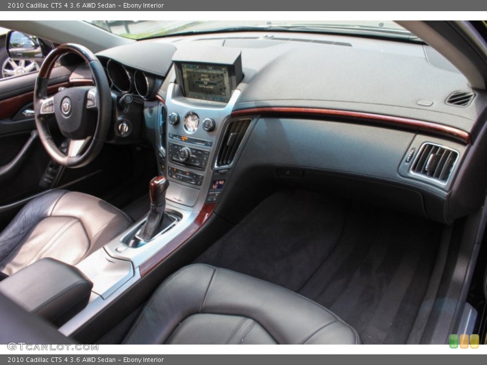 Ebony Interior Dashboard for the 2010 Cadillac CTS 4 3.6 AWD Sedan #84141657