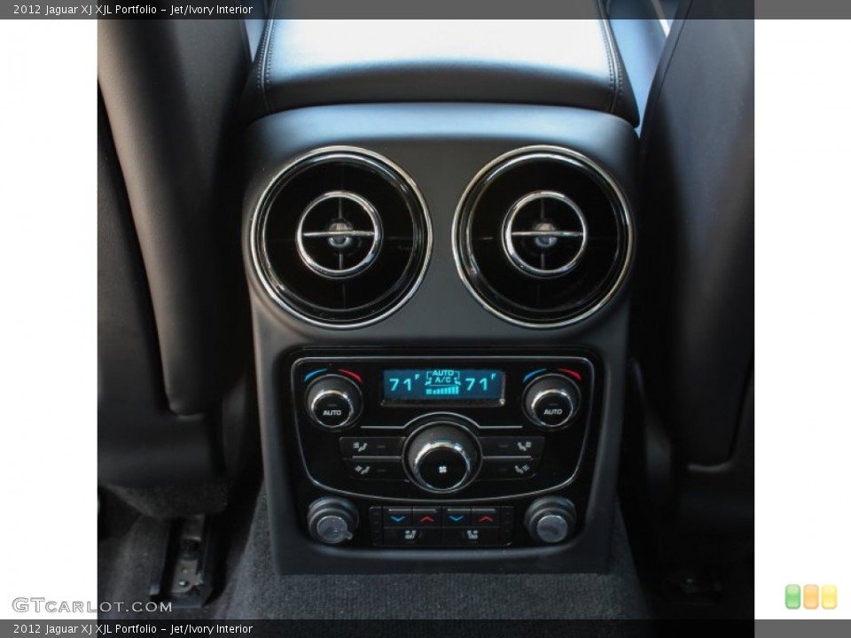 Jet/Ivory Interior Controls for the 2012 Jaguar XJ XJL Portfolio #84142479