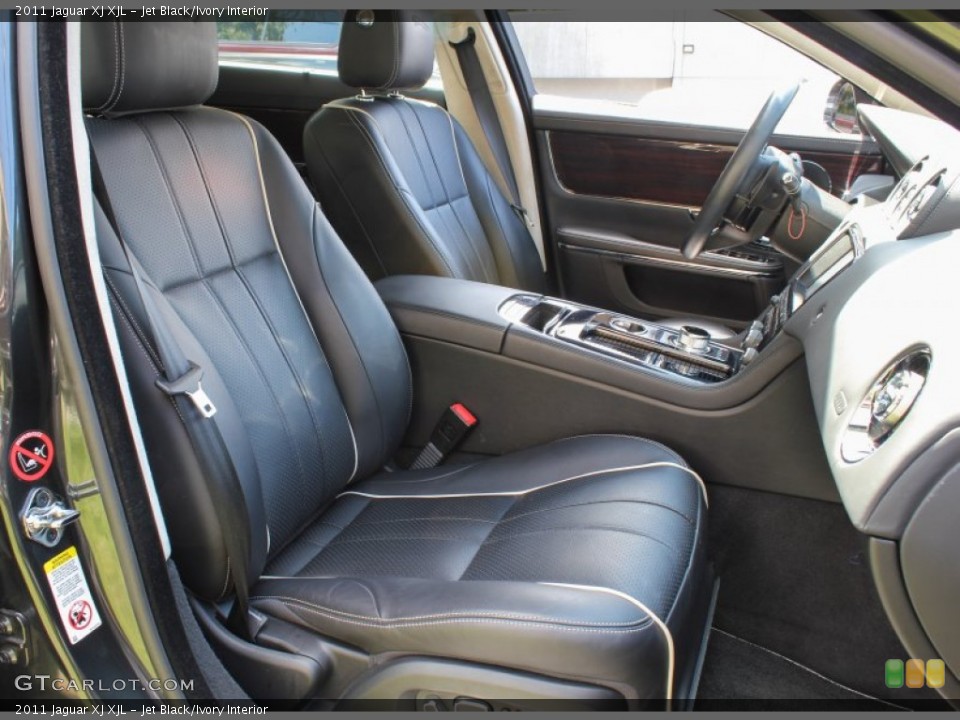 Jet Black/Ivory Interior Front Seat for the 2011 Jaguar XJ XJL #84143037