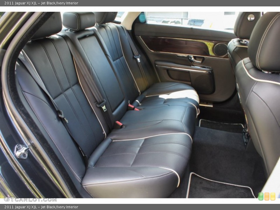 Jet Black/Ivory Interior Rear Seat for the 2011 Jaguar XJ XJL #84143109