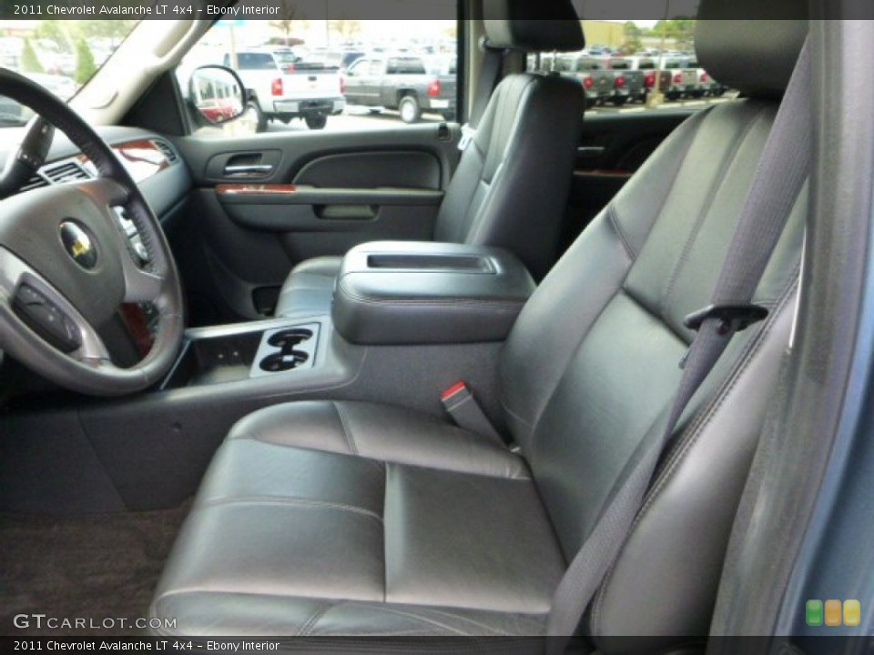 Ebony Interior Photo for the 2011 Chevrolet Avalanche LT 4x4 #84143376
