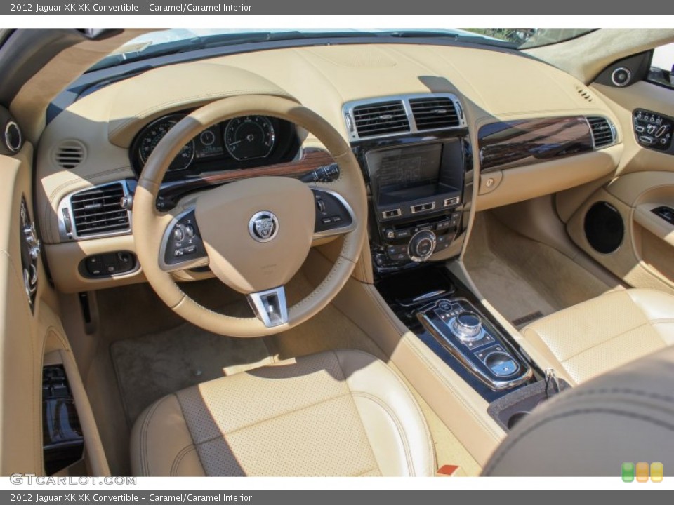 Caramel/Caramel Interior Prime Interior for the 2012 Jaguar XK XK Convertible #84143919