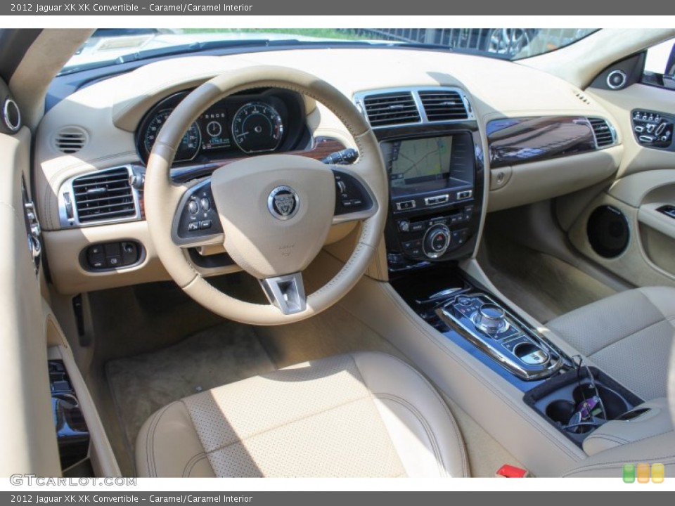 Caramel/Caramel Interior Prime Interior for the 2012 Jaguar XK XK Convertible #84144120