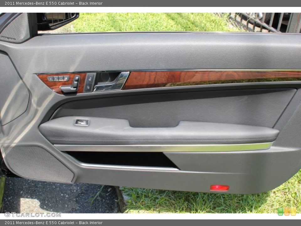 Black Interior Door Panel for the 2011 Mercedes-Benz E 550 Cabriolet #84144486