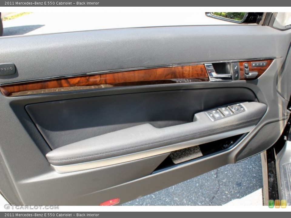 Black Interior Door Panel for the 2011 Mercedes-Benz E 550 Cabriolet #84144579