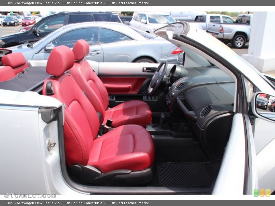 Blush Red Leather 2009 Volkswagen New Beetle Interiors