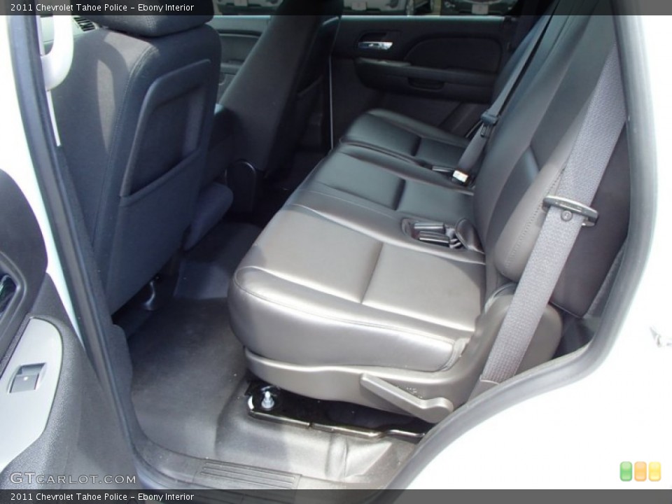 Ebony Interior Rear Seat for the 2011 Chevrolet Tahoe Police #84147459