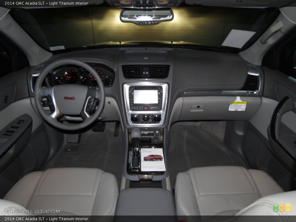 Light Titanium Interior Dashboard for the 2014 GMC Acadia SLT #84147510