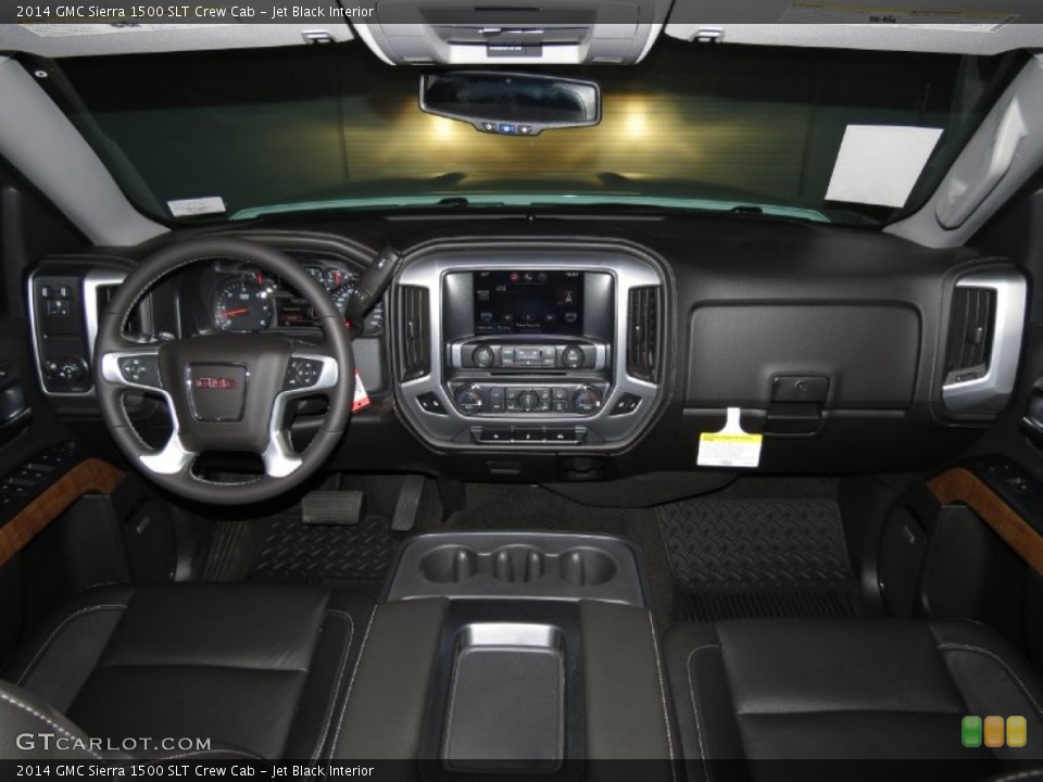Jet Black Interior Dashboard for the 2014 GMC Sierra 1500 SLT Crew Cab #84147677