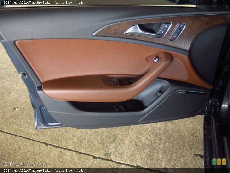 Nougat Brown Interior Door Panel for the 2014 Audi A6 2.0T quattro Sedan #84150630